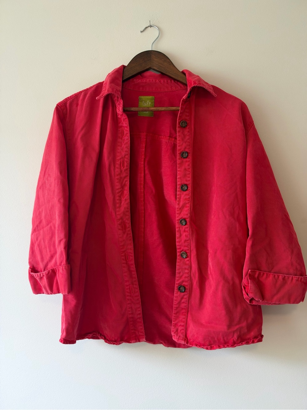 Pulp - Women's Red Button-Up Jacket